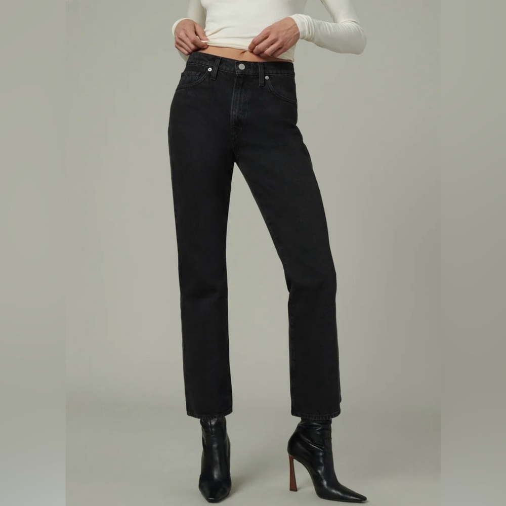 Joe's Jeans The Stacey Nostalgia Ankle Boot Black Denim Pants